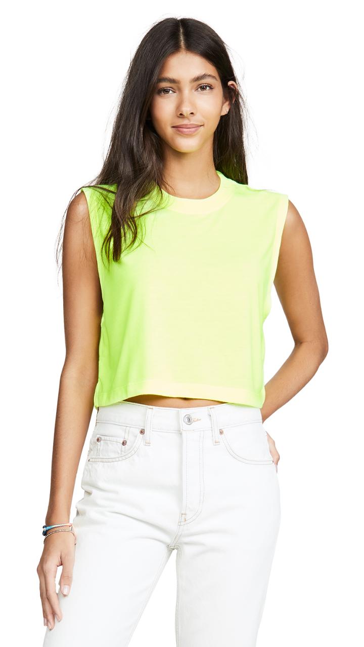 Hanes X Karla The Sleeveless Crop Tee Xk046