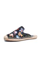 Tory Burch Max Embroidered Espadrille Slides