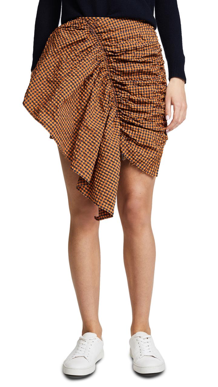 Marques Almeida Gathered Front Skirt