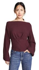 Free People Crazy On You Thermal Sweater