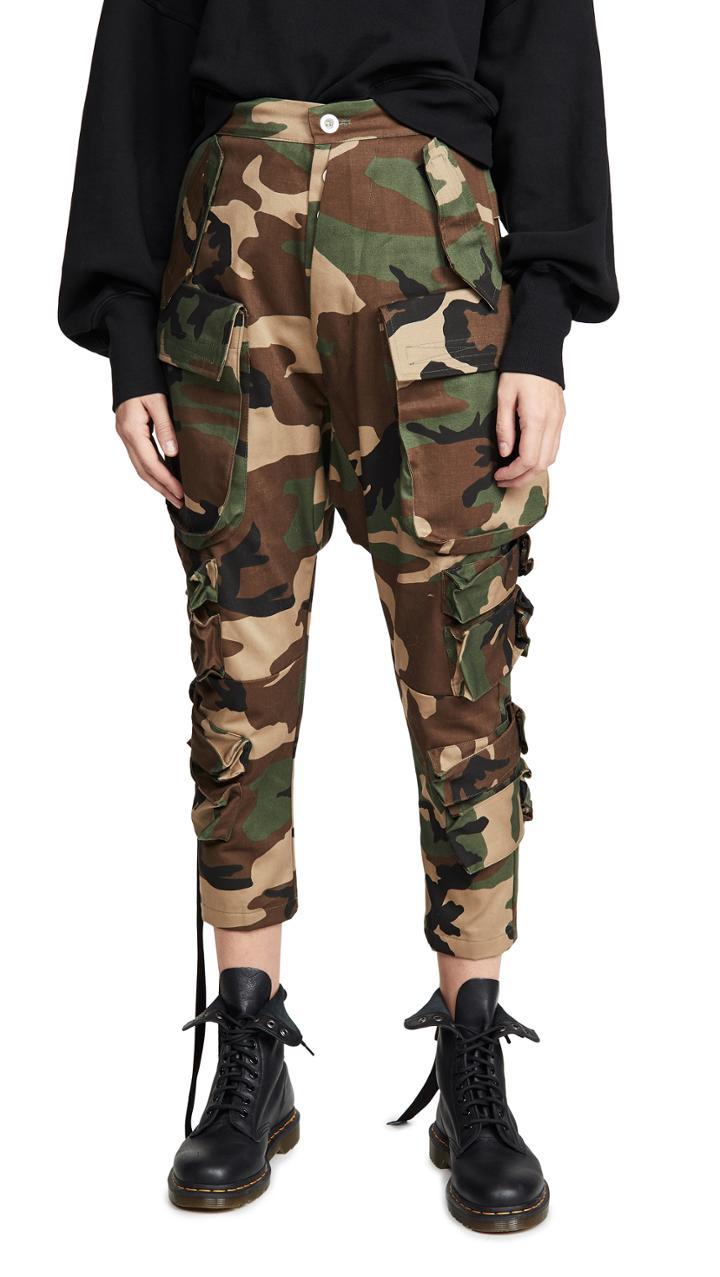 Unravel Project Drop Cargo Trousers