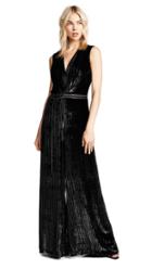 Adam Lippes Striped Silk Velvet Jumpsuit