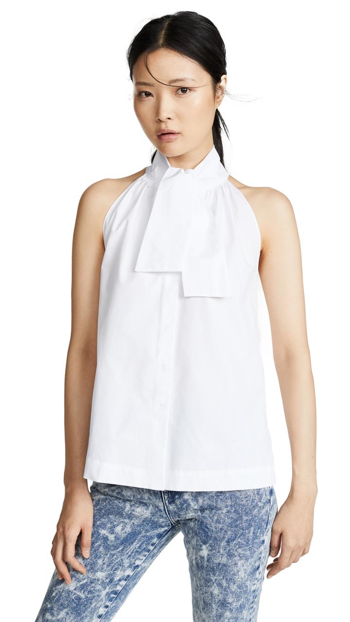 Jourden Shirt Tank With Bow Tie