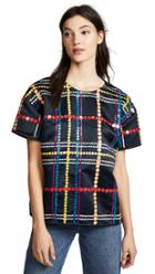 Mira Mikati Sequin Satin Top