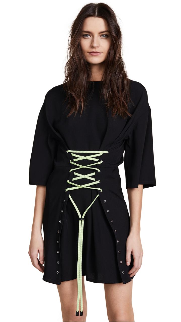 Versus Woven Dress With Corset