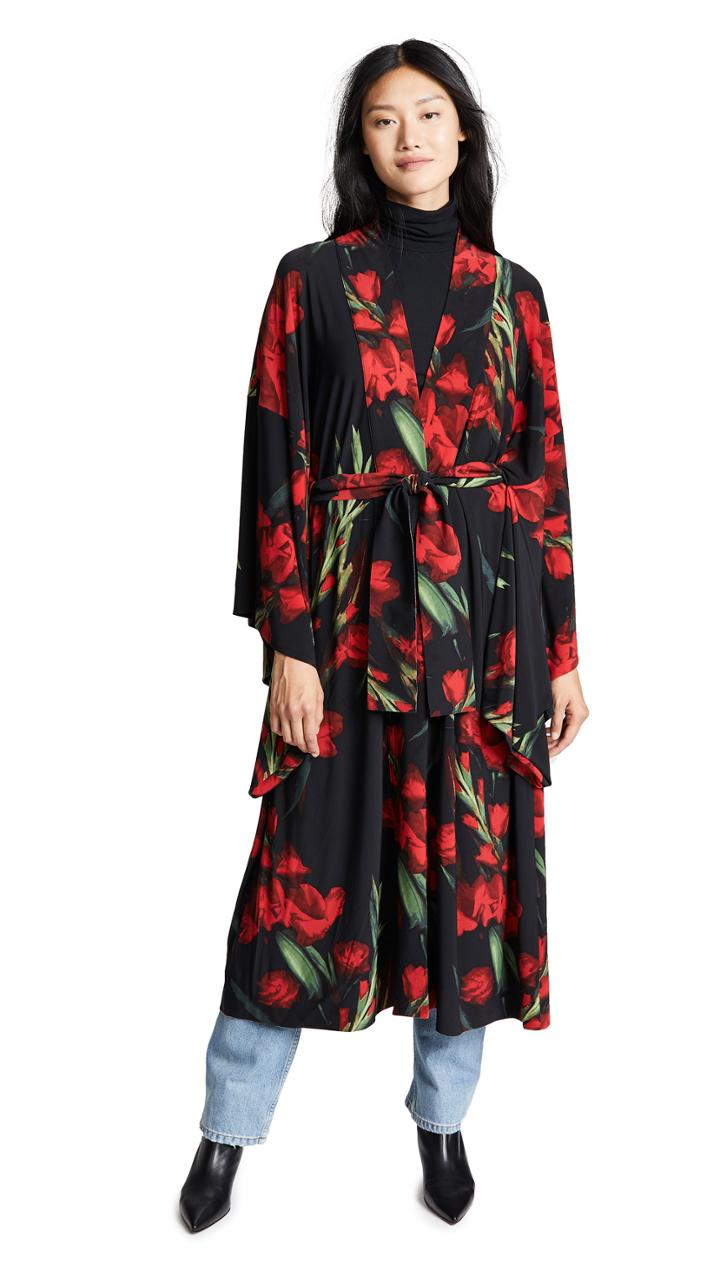 Norma Kamali Mid Calf Robe