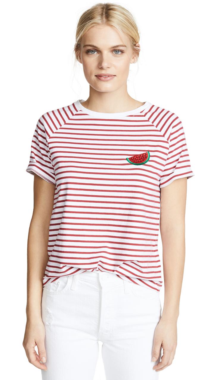 South Parade Watermelon Striped Tee