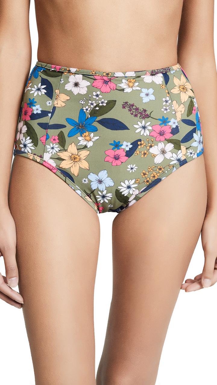 Shoshanna High Rise Bikini Bottoms
