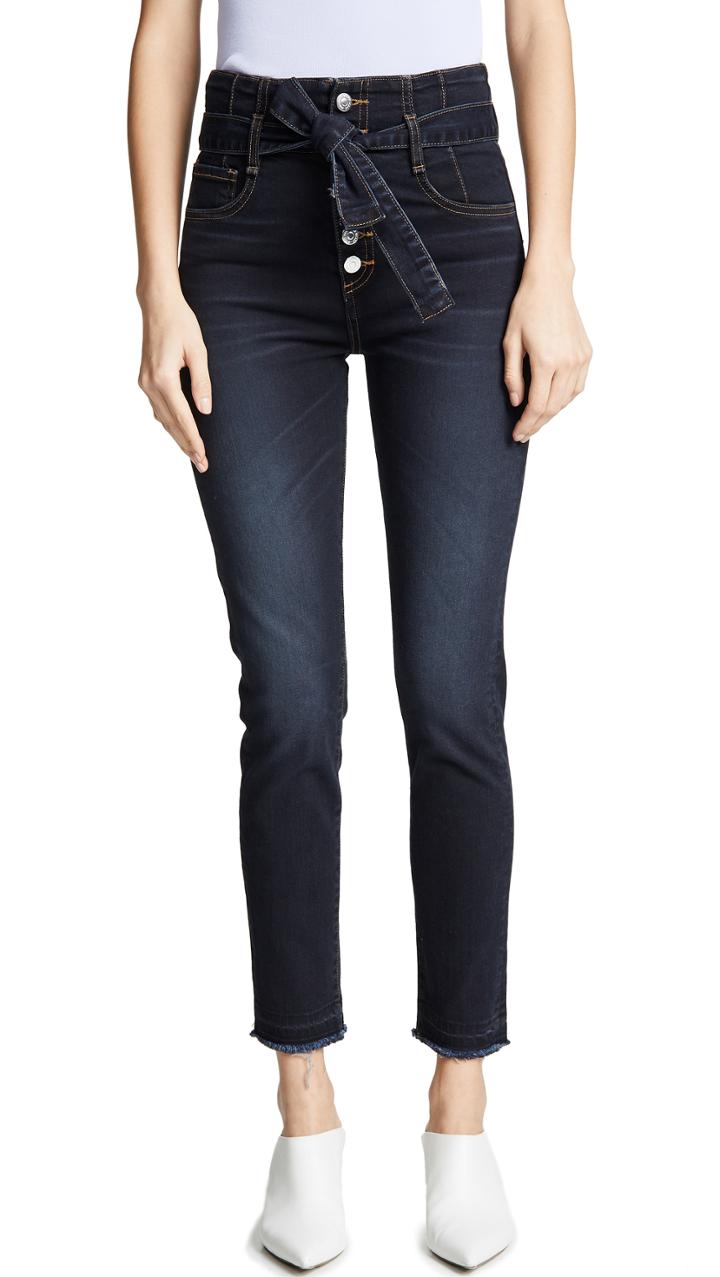 Veronica Beard Jean Keith 12 Corset Skinny Jeans 