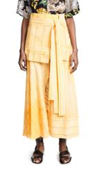 3 1 Phillip Lim Maxi Striped Skirt With Front Tie