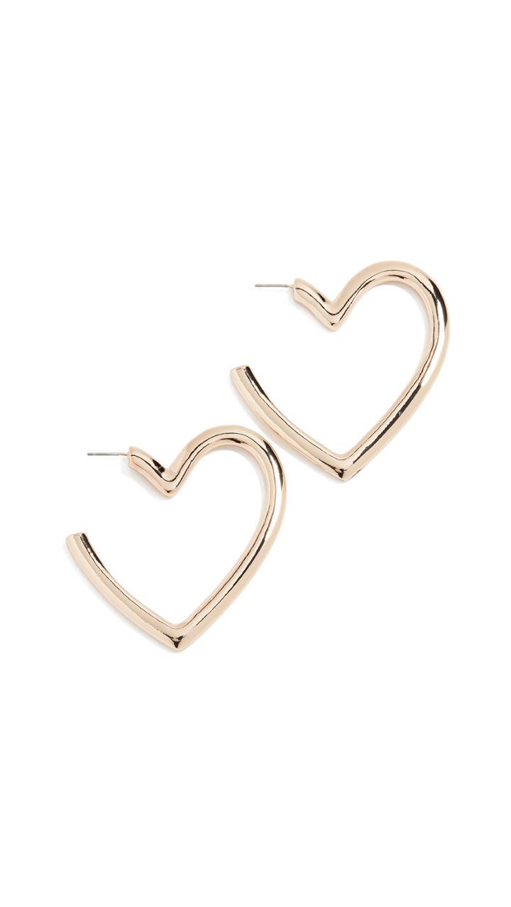 Baublebar Brianna Heart Hoop Earrings