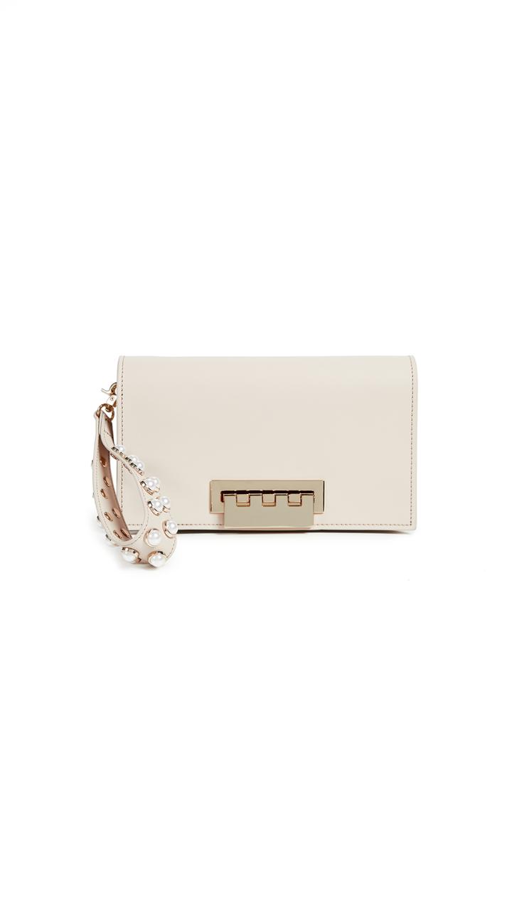 Zac Zac Posen Earthette Clutch With Imitation Pearls