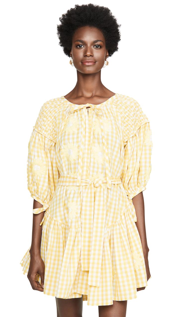 Innika Choo Frill Smock Cover Up Dress