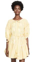Innika Choo Frill Smock Cover Up Dress