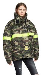 Brumal Fireman Down Jacket With Reflective Tape