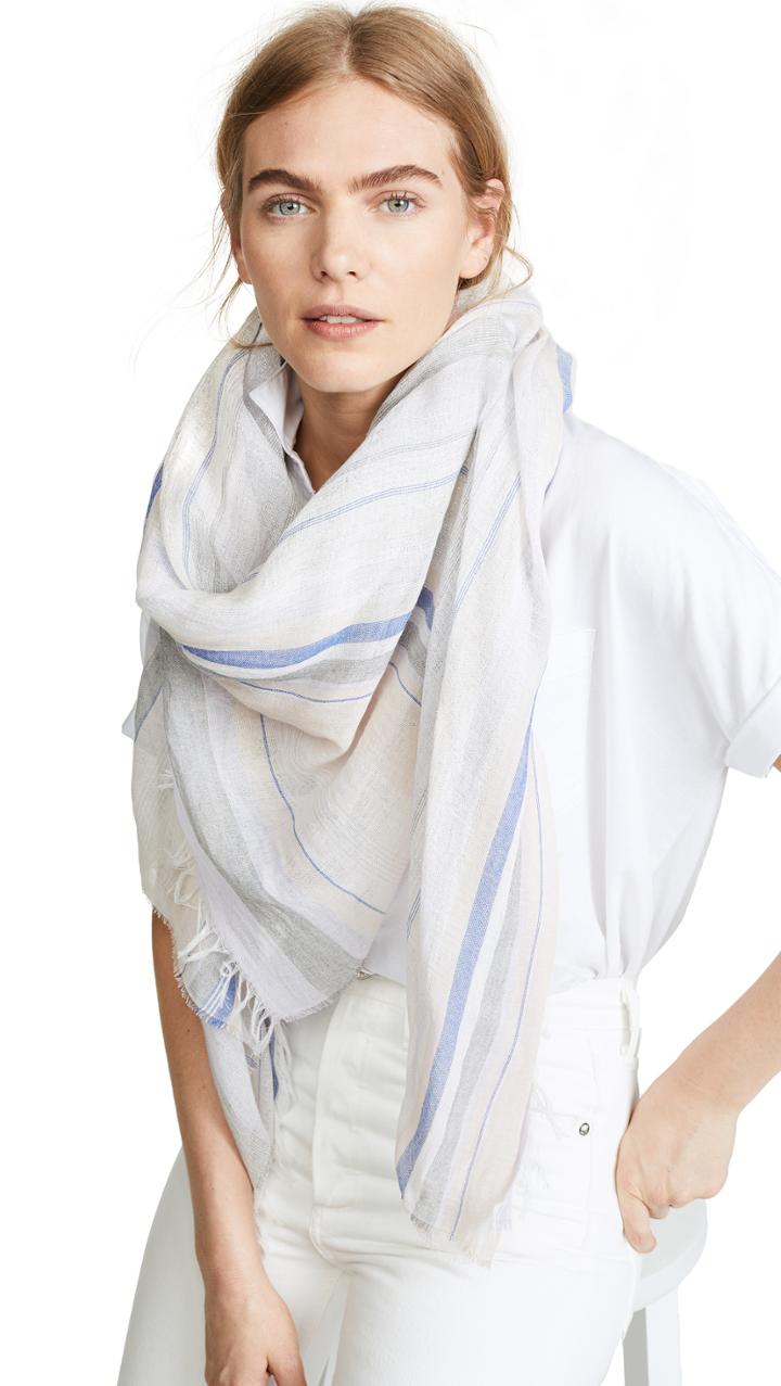 Rag Bone Metallic Stripe Scarf