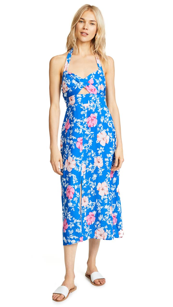 Wayf Ucca Halter Midi Dress