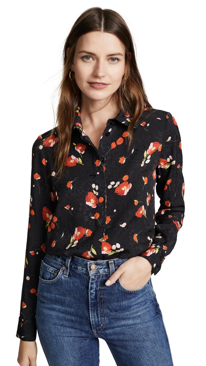 Vilshenko Floral Blouse