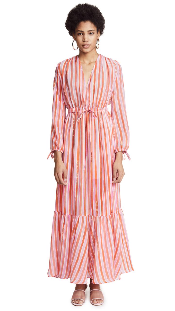 Mira Mikati Love More Stripe Dress