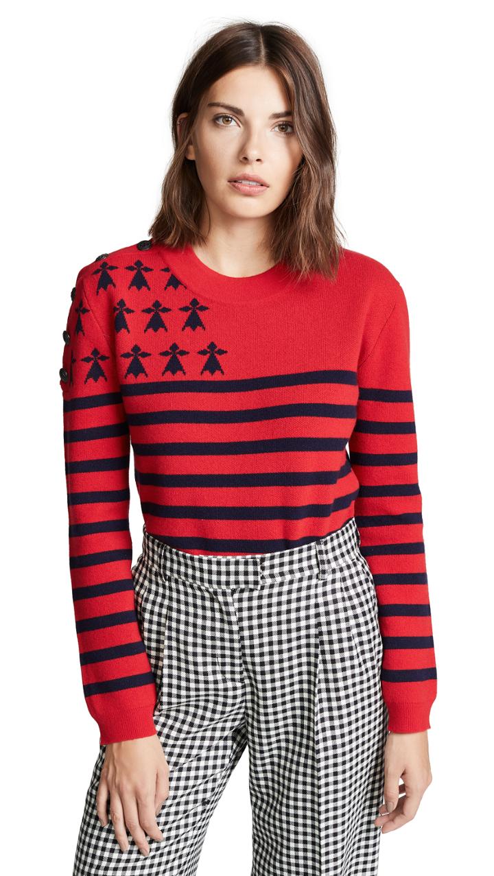 La Prestic Ouiston Sailor Stripe Sweater