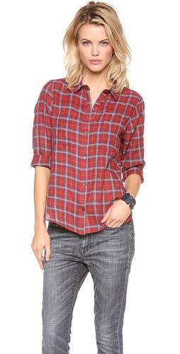 Myne Long Sleeve Boyfriend Button Up