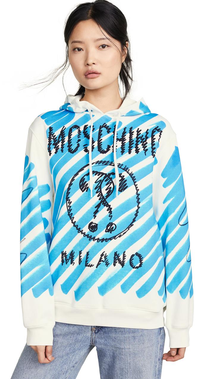 Moschino Moschino Scribble Logo Hoodie