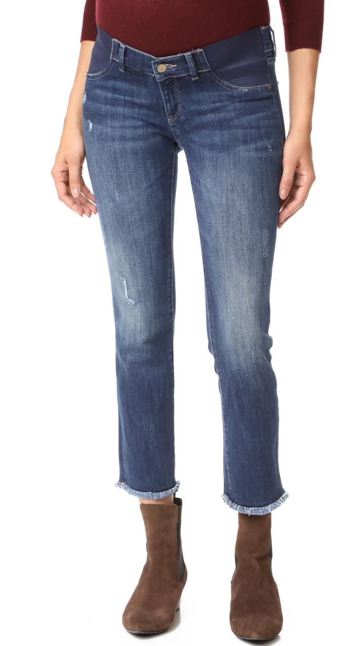 Dl1961 Mara Maternity Straight Cropped Jeans