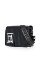 Off White Fringed Flap Bag