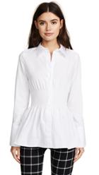Jason Wu Grey Striped Jersey Cold Shoulder Dress