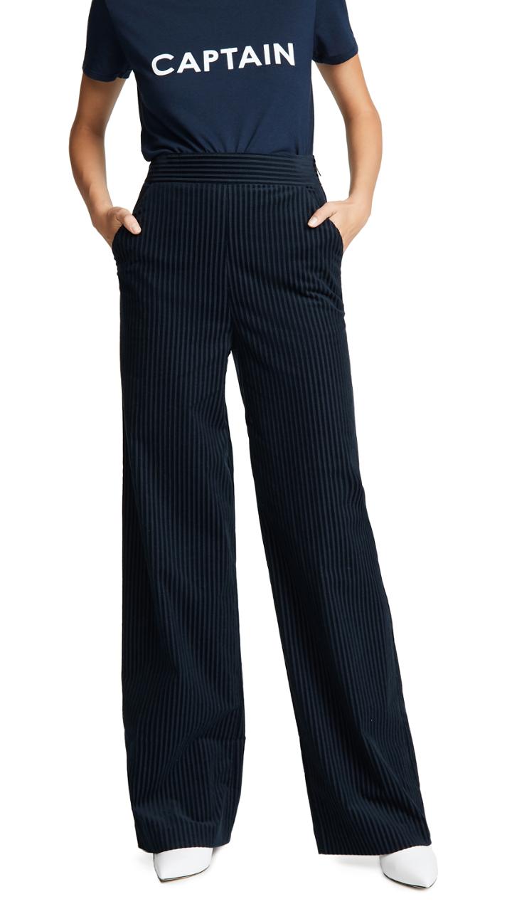 Frame Fine Variegated Wide Leg Pants