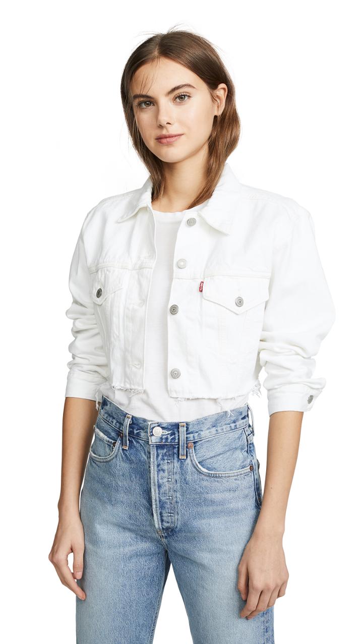Levi S Cropped Trucker Jacket