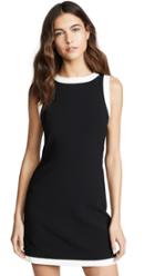 Alice Olivia Truly Banded Neck Fitted Dress
