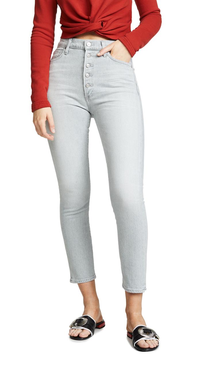 Citizens Of Humanity Olivia Exposed Fly High Rise Ankle Jeans