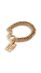 What Goes Around Comes Around Chanel Gold Cambon Plate Bracelet