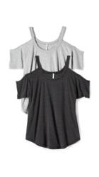 Z Supply The Cold Shoulder Tee 2 Pack