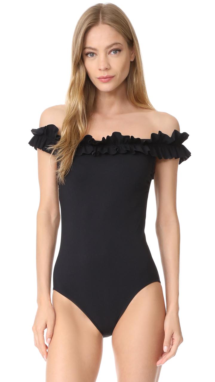 Karla Colletto Mondria Off Shoulder Maillot