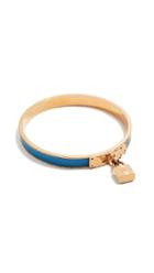 What Goes Around Comes Around Hermes Blue Gold Kelly Lock Bracelet
