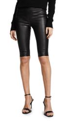 Helmut Lang Crop Leather Leggings