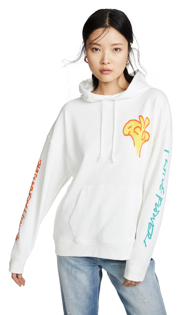 Shopbop.com 6397 Peace Flower Hoodie