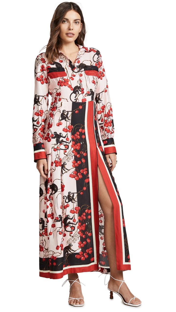 F R S For Restless Sleepers Monkey Print Dress