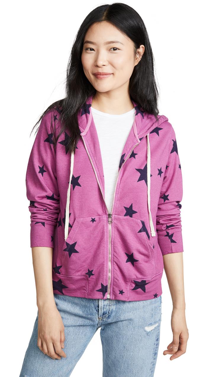 Sundry Star Zip Hoodie