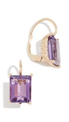 Jane Taylor 14k Baguette Drop Earrings