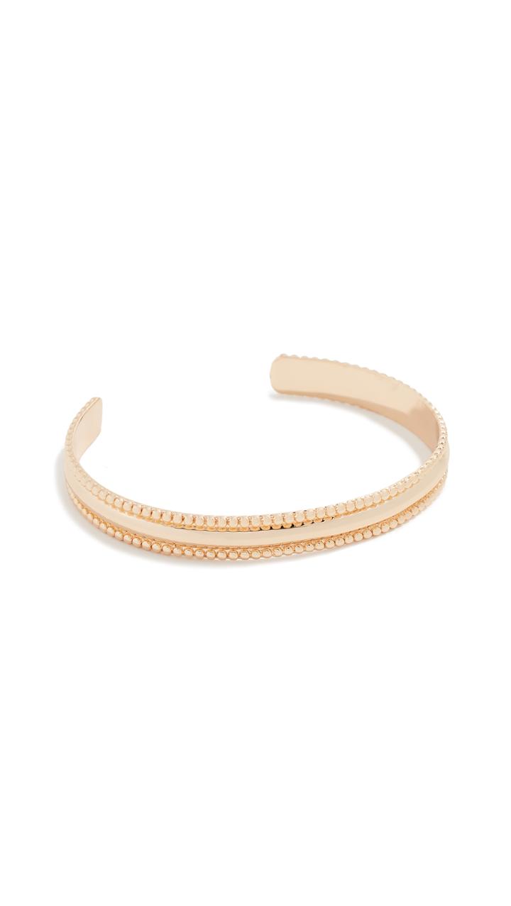 Rebecca Minkoff Bead Edge Cuff Bracelet