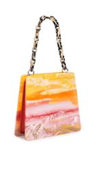 Edie Parker Abstract Sunset Hardshell Bag