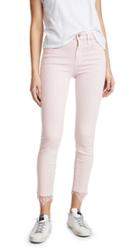 Mother High Waisted Looker Dagger Ankle Fray Jeans