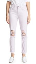 L Agence Luna High Rise Straight Jeans
