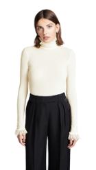 Philosophy Di Lorenzo Serafini Lace Trim Mock Neck Sweater