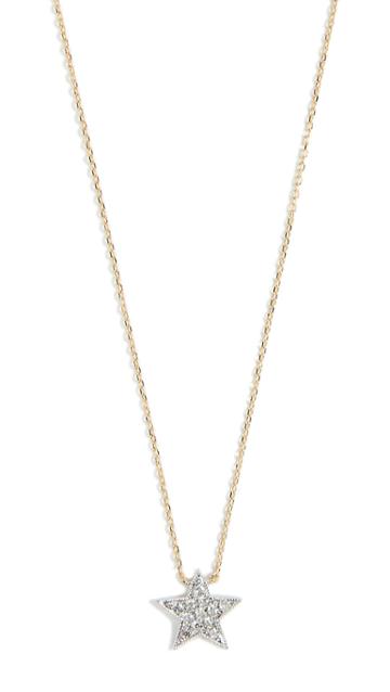 Dana Rebecca Pave Diamond Star Necklace