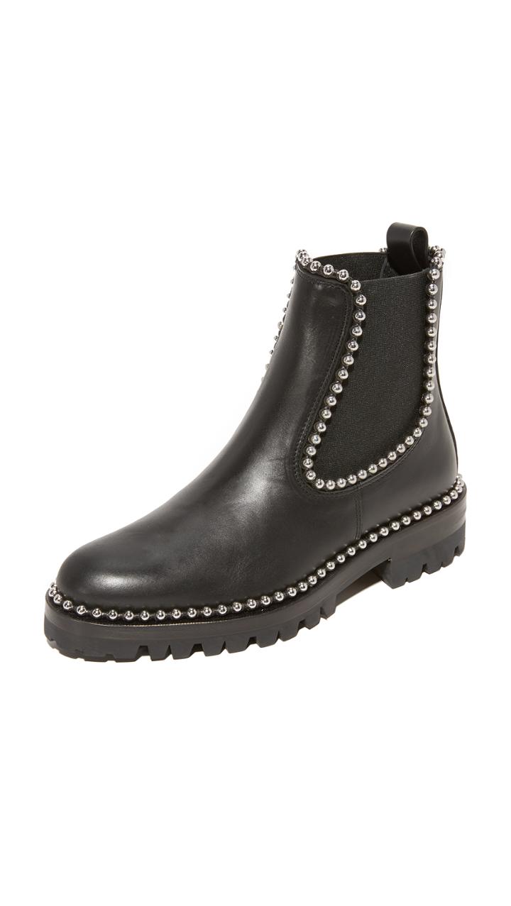 Alexander Wang Spencer Ball Chain Chelsea Boots