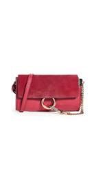 What Goes Around Comes Around Chloe Red Leather Faye Bag